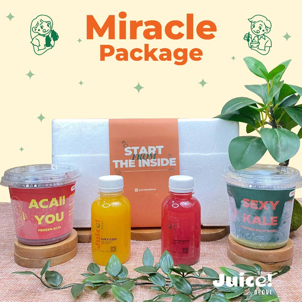 

Parcel/Hampers Juice! By ABOVE - Miracle Package