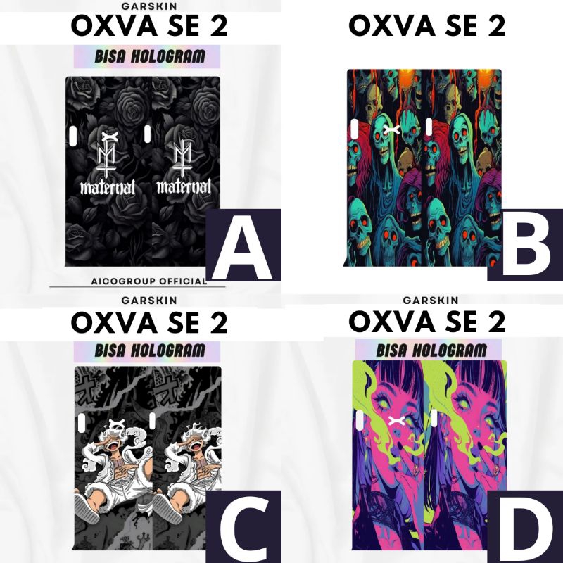 

stiker inner garskin ooxssspaaa SE 2 bisa hologram dan custom desain
