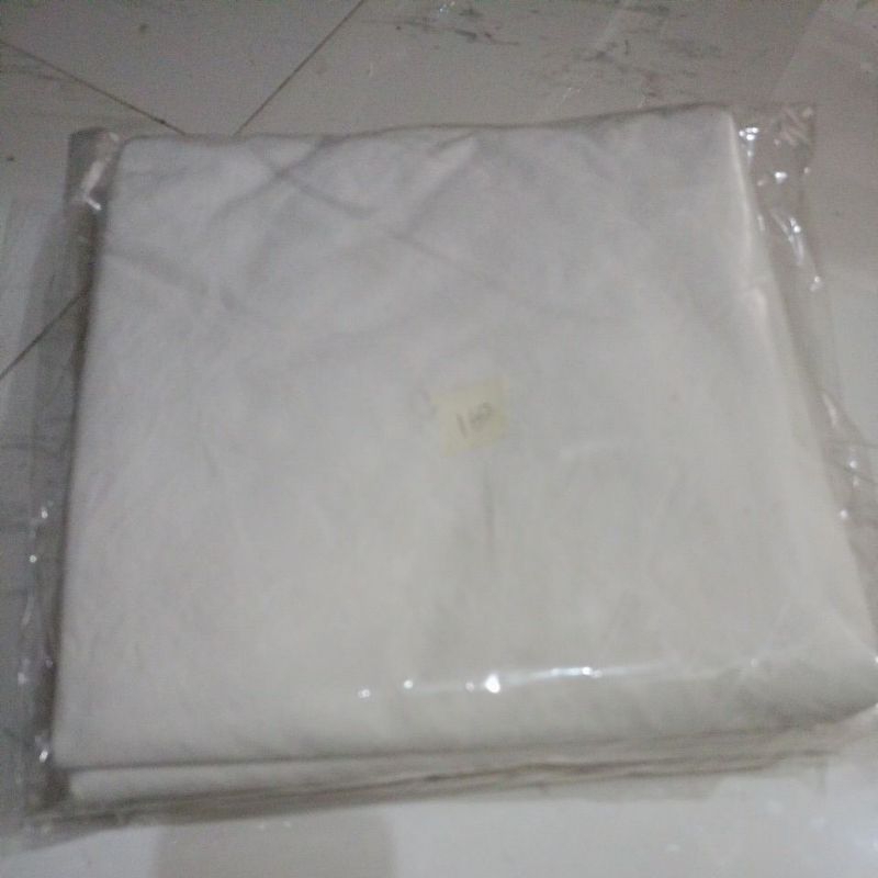 sprei putih karet/fitted sheet ukuran 160x200, ex hotel bintang 5