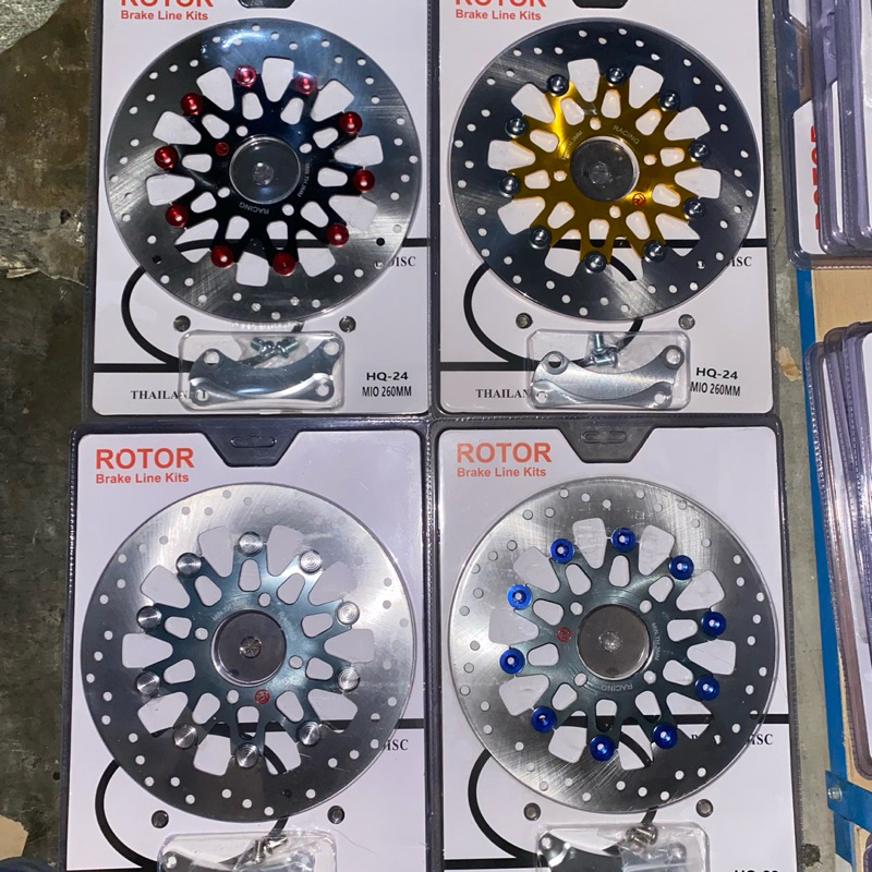 PIRINGAN CAKRAM ROTOR LEBAR 260mm / 300mm Plus Breket MIO / BEAT / JUPITER