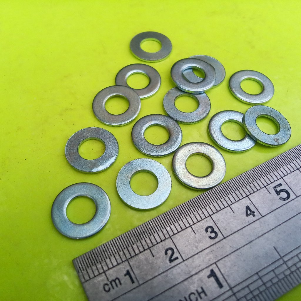 RING PLAT M6 PUTIH / RING BAUT KUNCI 10 / RING PLAT GALVANIS M6 / RING PLAT M6 GALVANIZ / PLATE M6 G