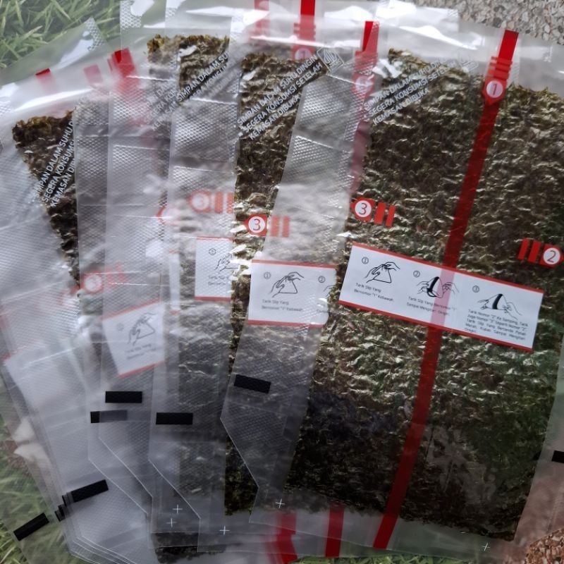Nori onigiri wrapper eceran dan nori-go nori tabur cetakan nori triangle segitiga seaweed bungkus na