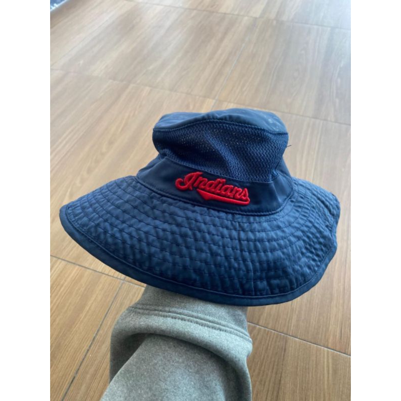 bucket hat mlb indians second