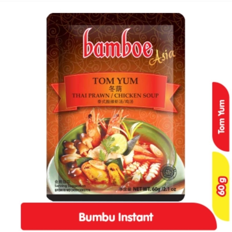 

bamboe Asia Bumbu Instan Tom Yum 60 g