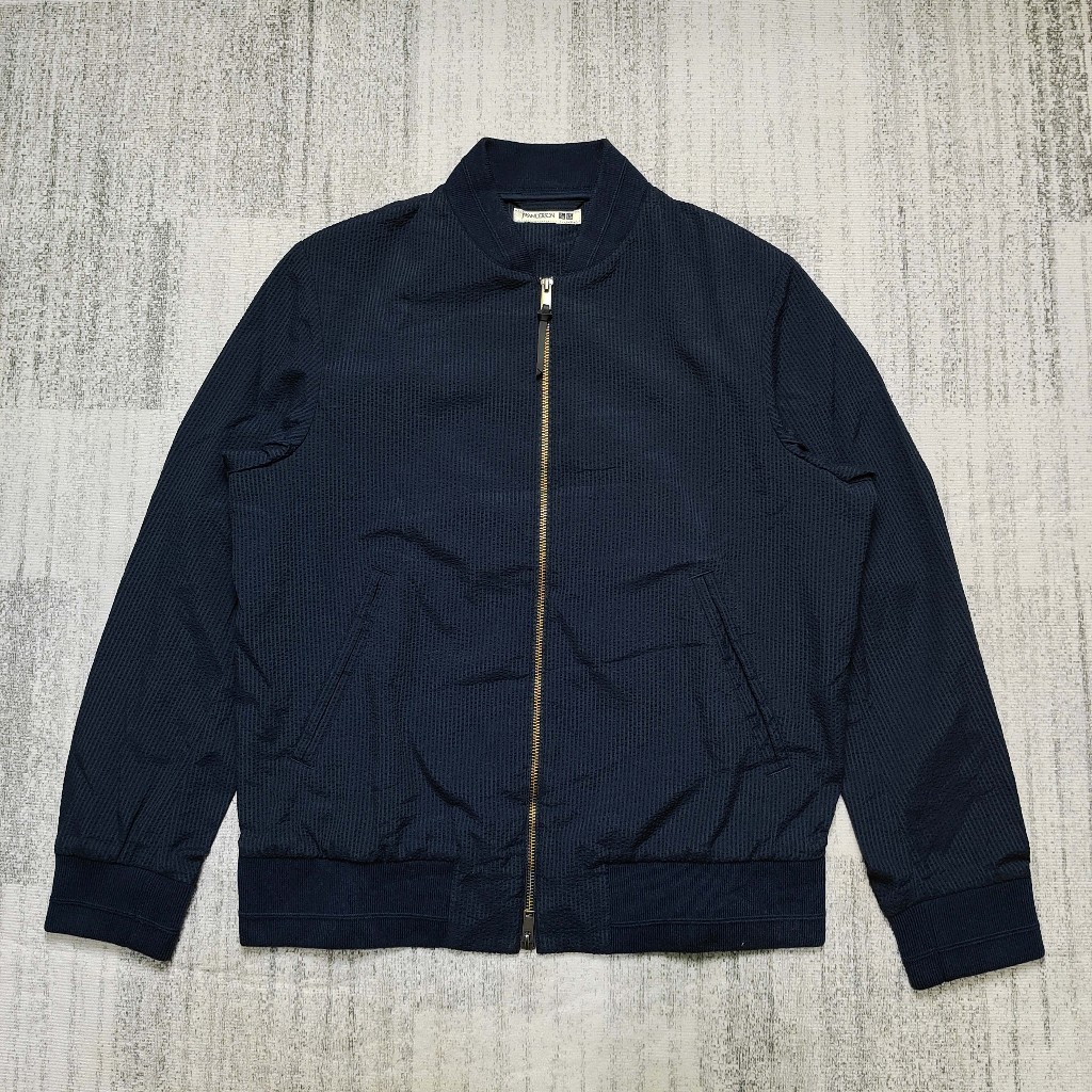 Uniqlo x JW Anderson Seersucker Blouson Jacket Jaket Outer