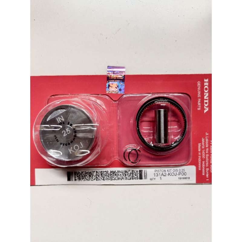 PISTON KIT OS 0.25 GENIO BEAT 2020 KOJ
