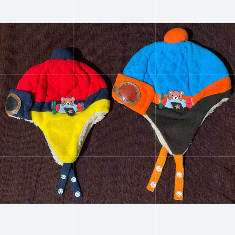 pilot hat topi bayi topi musim dingin hujan topi bayi hangat