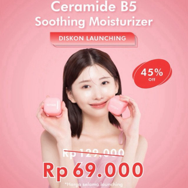 [ DISKON 45% PROMO LAUNCHING ] Heyskin B5 Soothing Moisturizer For Skin Barrier & Calming BPOM