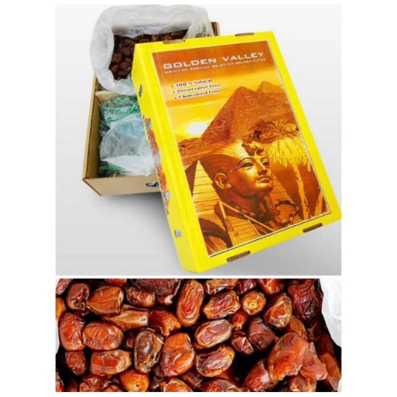 

KURMA MESIR GOLDEN VALLEY 1KG KURMA GOLDEN MADINAH SUPER