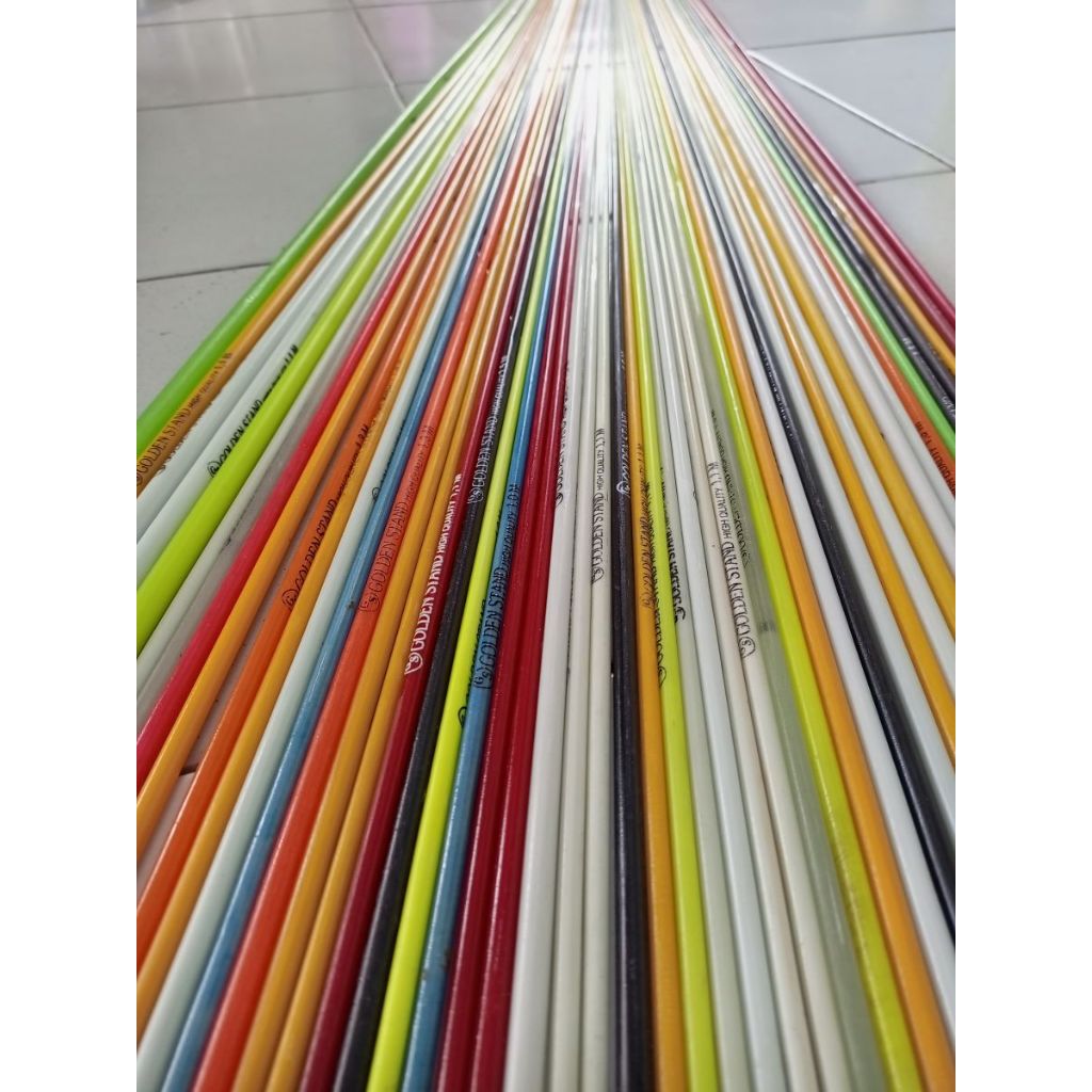 FIBER BAHAN JORAN KAKU BALONG UNTUK IKAN BESAR ATAU CUSTOM UJUNG JORAN 80CM 150CM