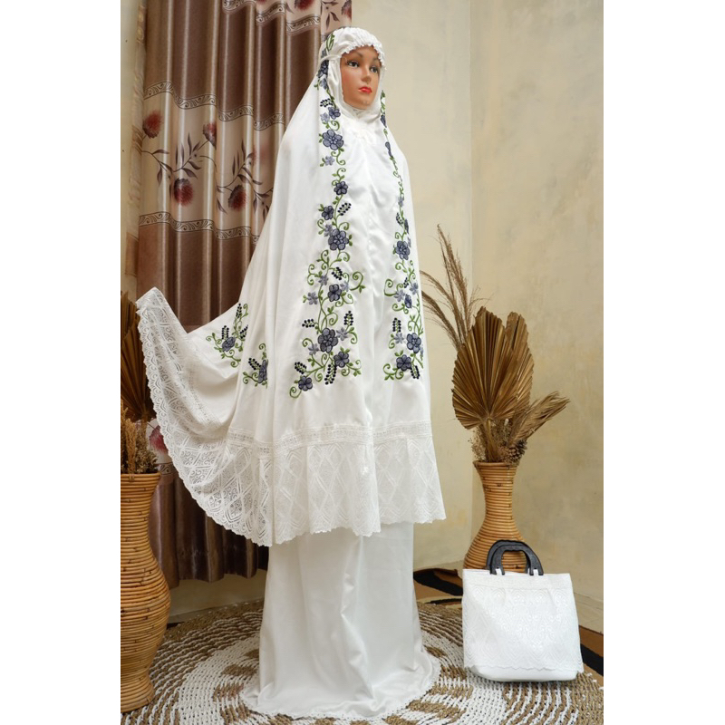 NEW MUKENA FAHRANI BORDIER MANUAL MEWAH