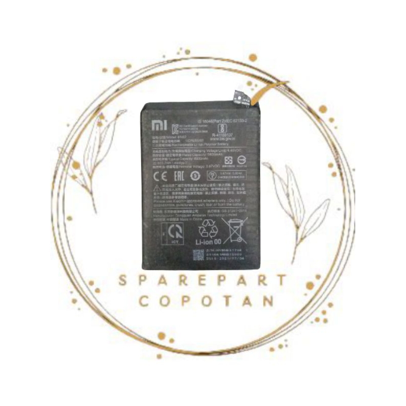 BATERAI XIAOMI REDMI 9T / POCO M3 BN 62 Original Copotan