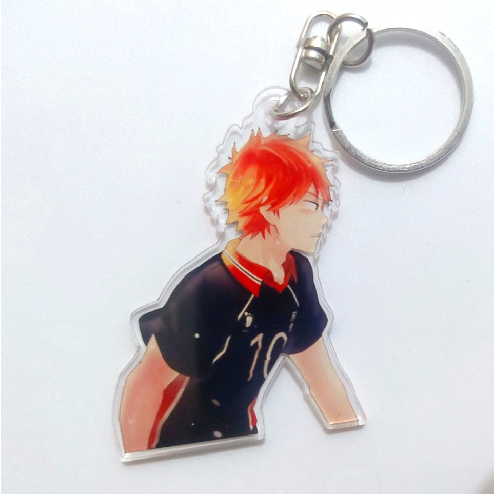 Gantungan Kunci Anime Haikyuu Akrilik Bening Ganci Haikyuu Premium HD Quality Shoyo Hinata Shoyo Hai