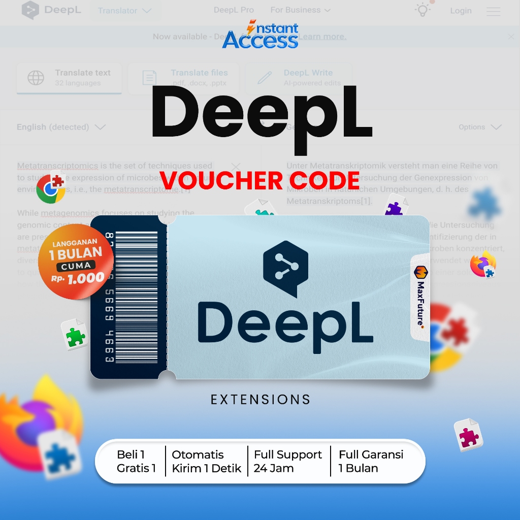 Voucher DeepL Pro | InstanstAccess