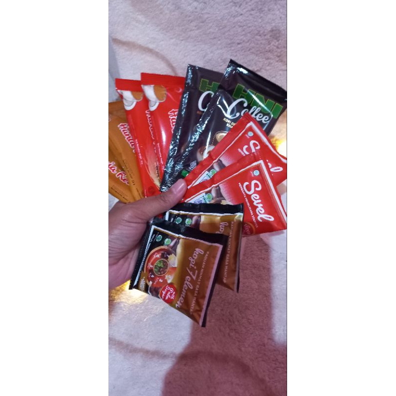 

paket sample 3 varian kopi HNI x 3 sachet