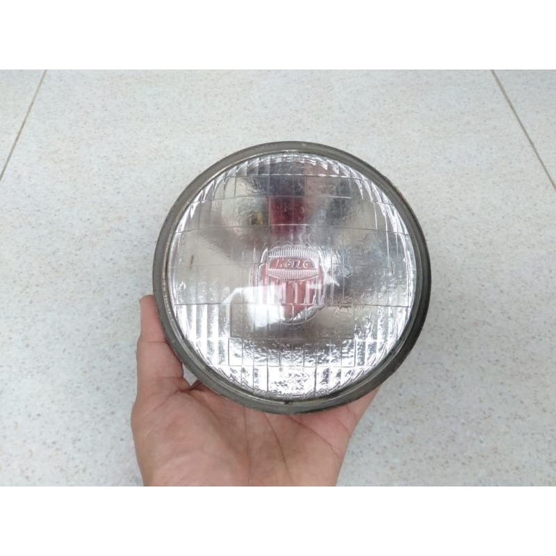 Reflektor Lampu Depan Headlamp Yamaha DT100 DT 100 DTX DT100X DT125 L2Sn L2 Super RS100 Diameter 14c