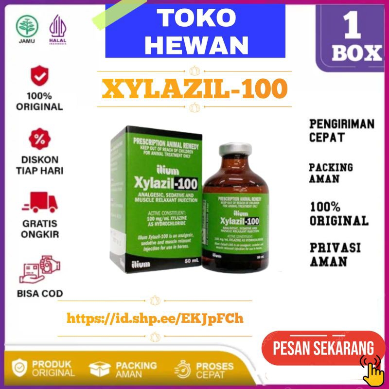 XYLAZIL-100 ILIUM 50ML ASLI ORIGINAL