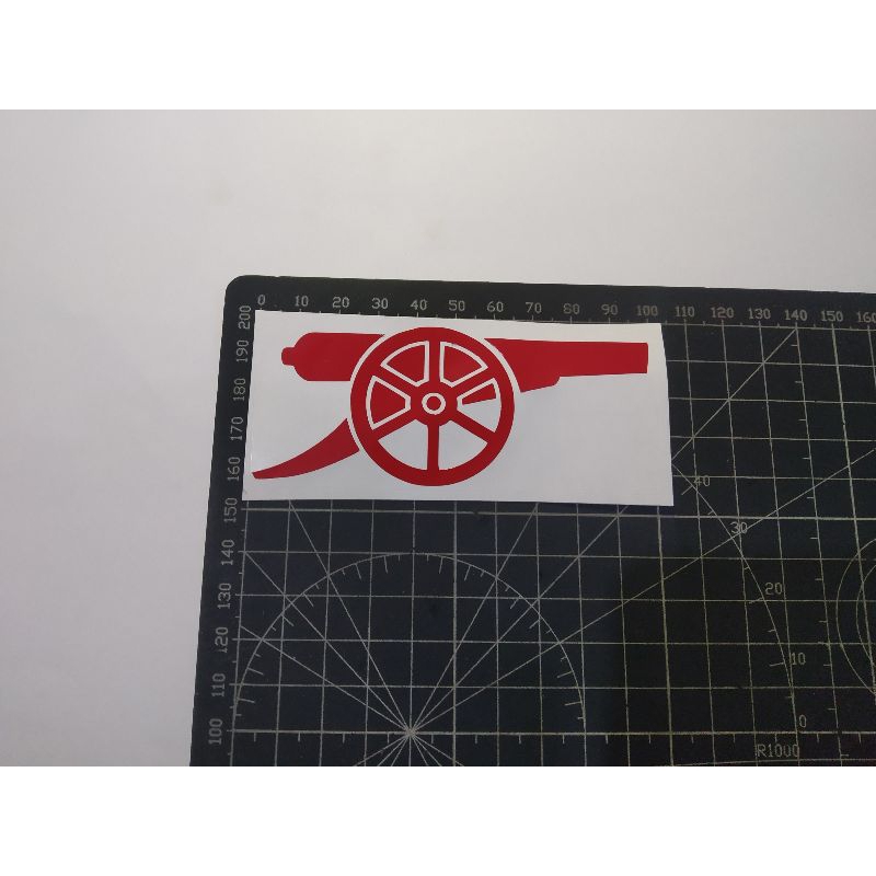 

stiker cutting cannon arsenal