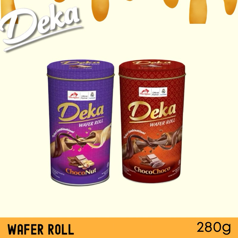 

Deka Wafer Roll Combo Chocolate Cocoa Choco 280gr