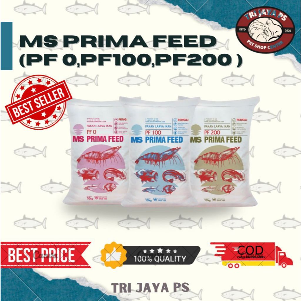 PF 0 PF100 PF200 PAKAN BENIH IKAN KEMASAN REPACK