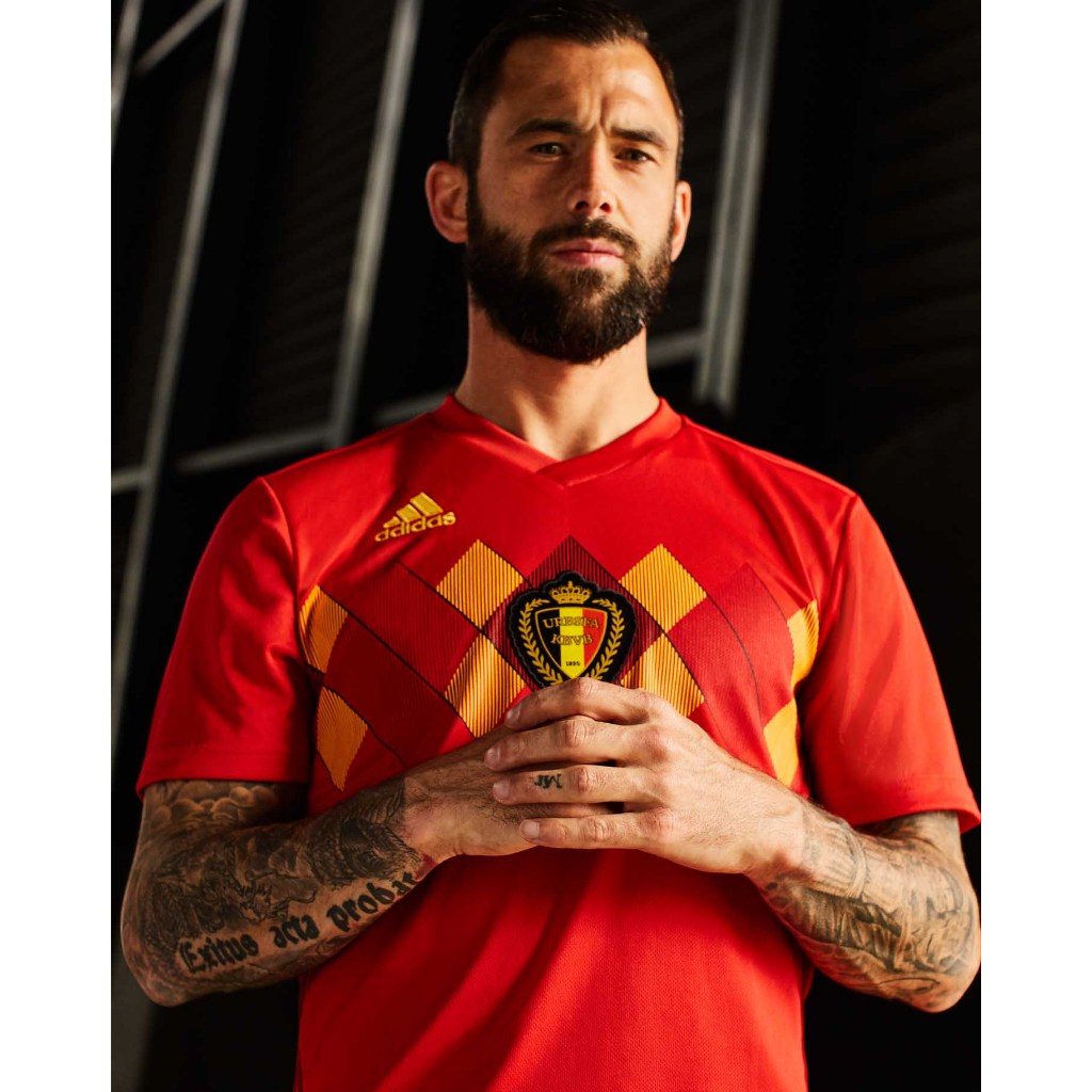 BAJU BOLA PIALA DUNIA JERSEY PIALA DUNIA JERSEY BELGIA HOME 2018 WORLD CUP