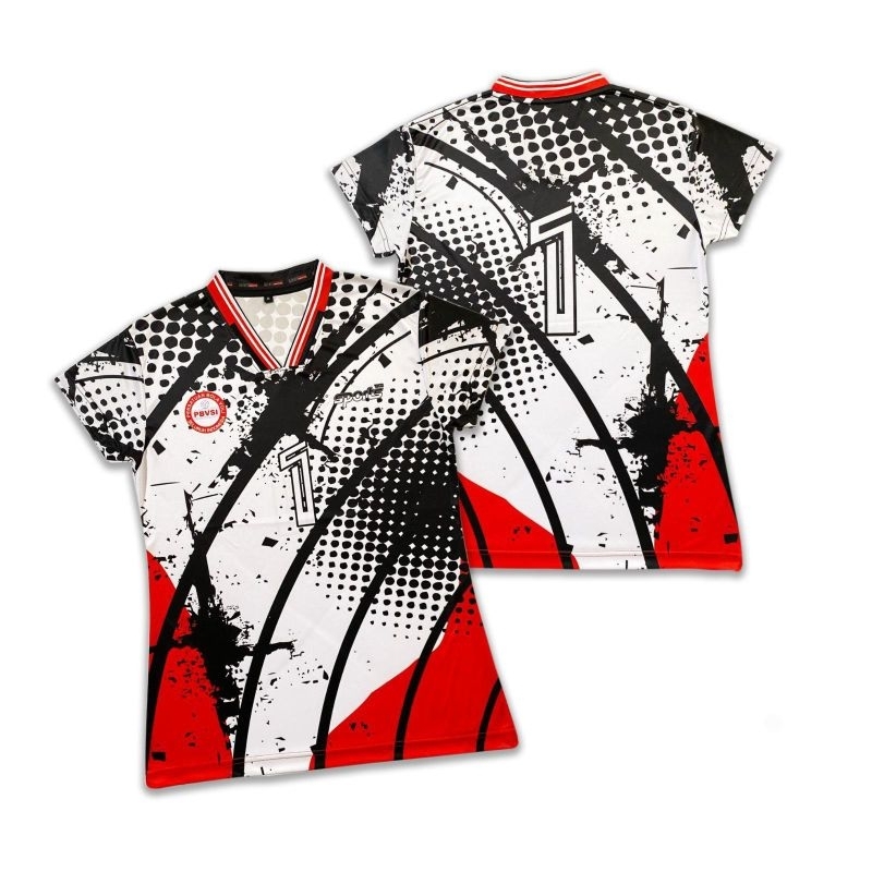RB JERSEY VOLI WANITA FULL PRINTING ATASAN VOLLY CEWE. BAJU VOLLEY