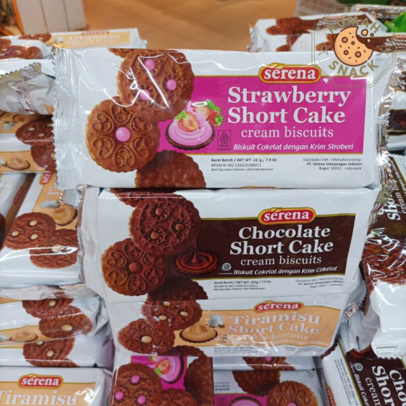 

SERENA Biskuit Short Cake Cream 225 gr