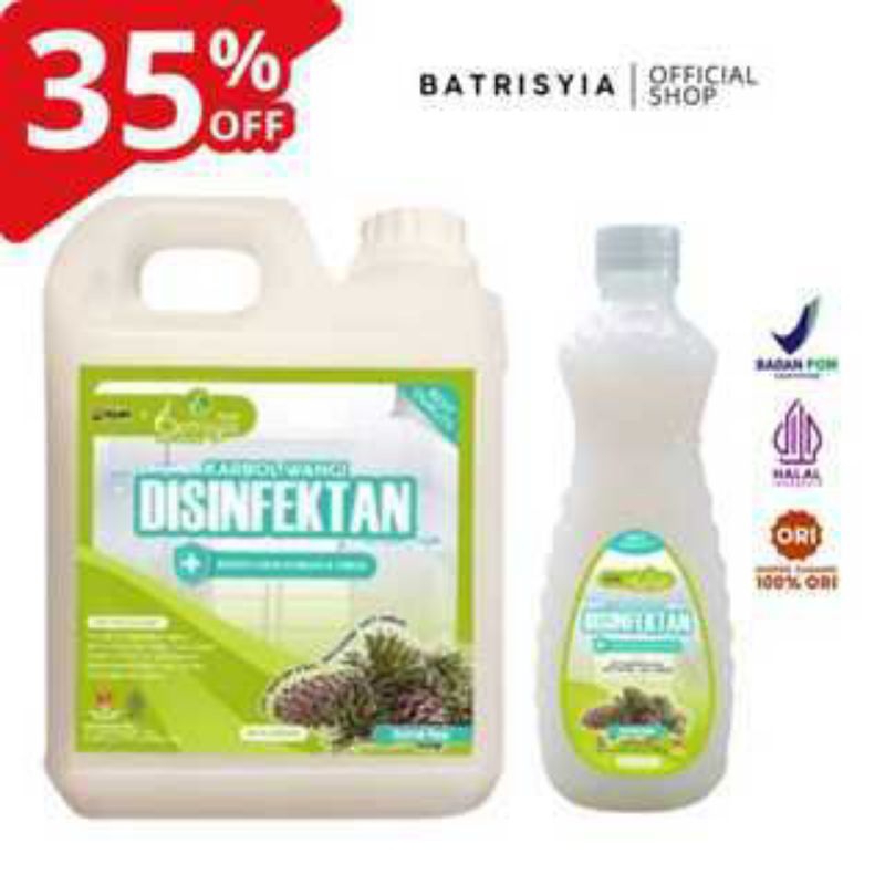 Batrisyia Disinfektan Karbol Wangi 1 Liter / Desinfektan