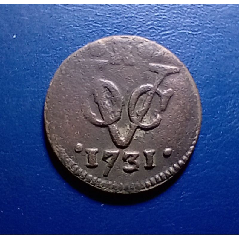 Koin VOC 1 Duit Zeeland 1731