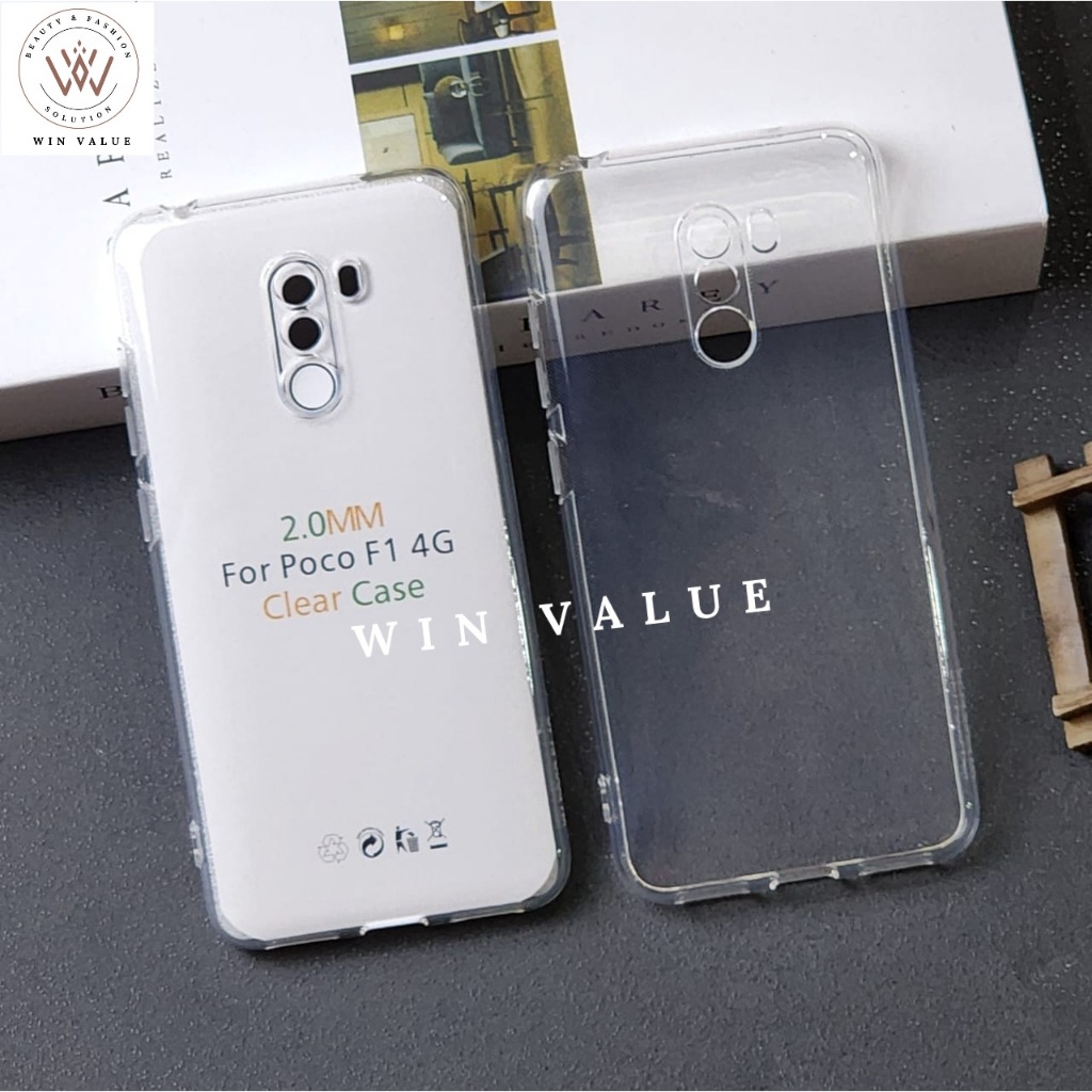 Poco F1 Poco C40 Poco F3 Poco F4 5G Poco F4 GT 5G Poco F5 5G Clear Case Bening 2.0mm Softcase clear 