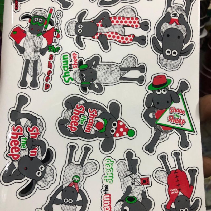 

Grosir sticker.JKT pack lembaran shaun the sheep isi 15