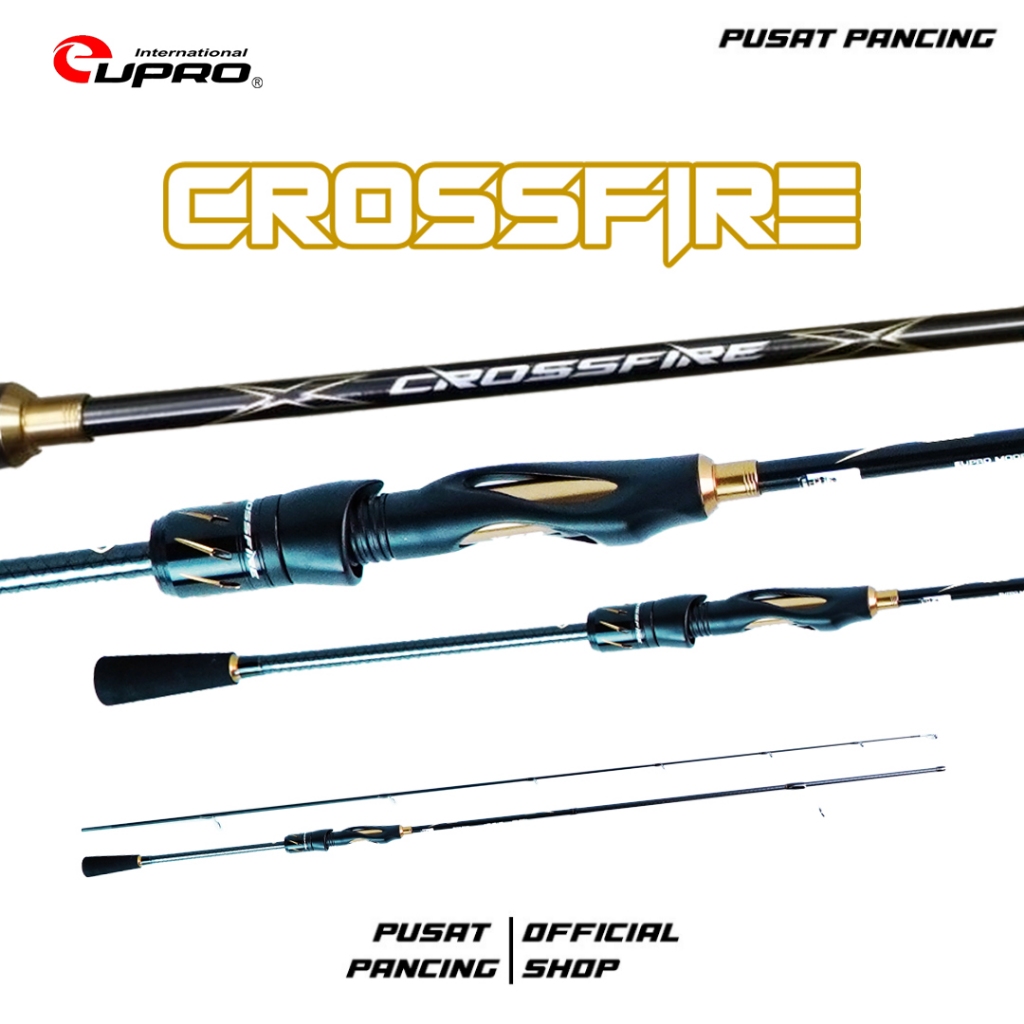 EUPRO Joran Pancing Spinning CROSSFIRE 662 - 702 Carbon Solid Material Graphite Lite 24 XSB Blank Jo