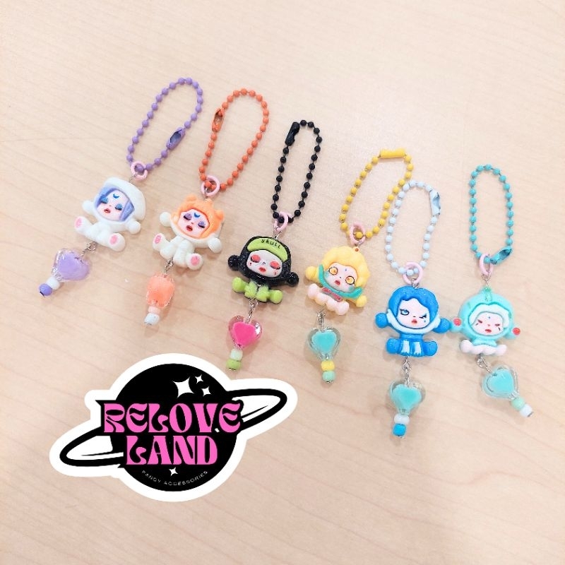 gantungan kunci skullpanda | keychain skullpanda | bag charm skullpanda | strap phone skullpanda | g