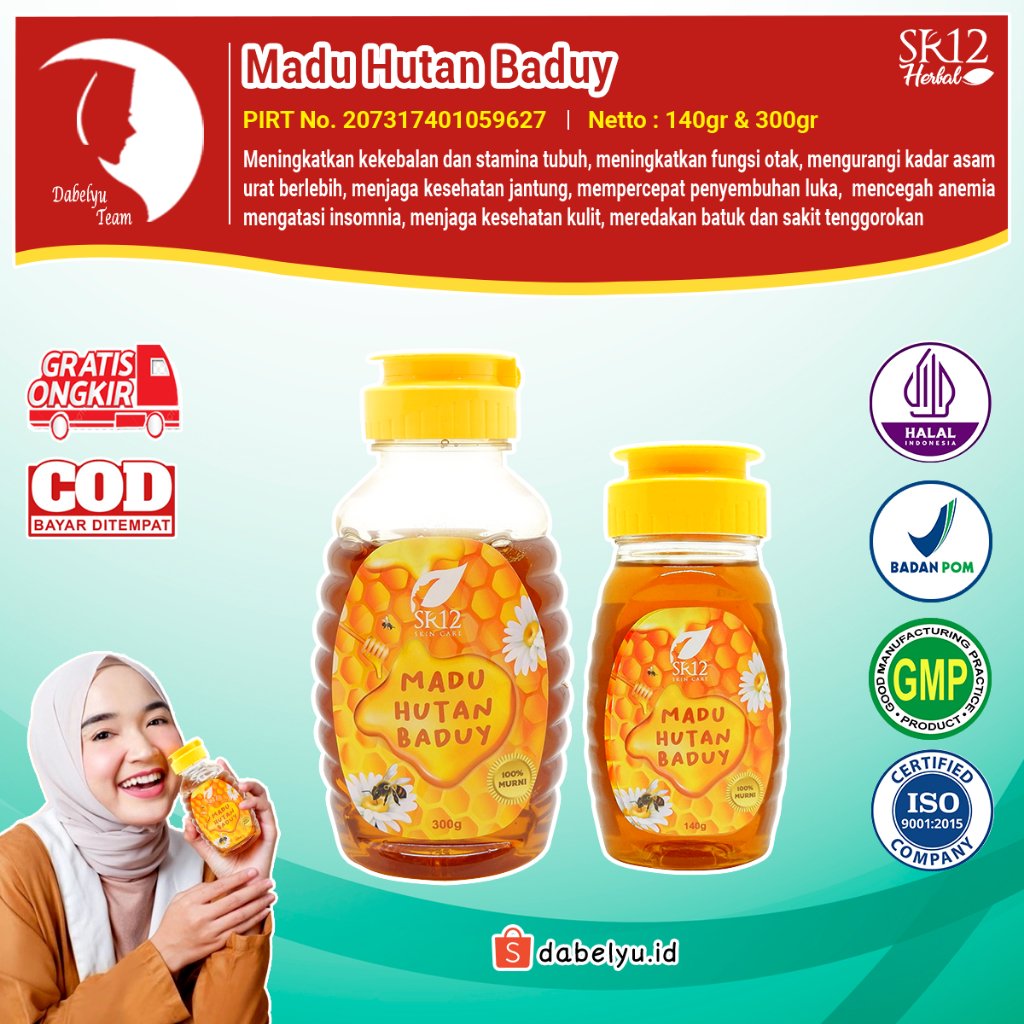 

【COD】 MADU HUTAN ASLI & MURNI | Tingkatkan Daya Tahan Tubuh & Semangat Sepanjang Hari | SR12 Herbal