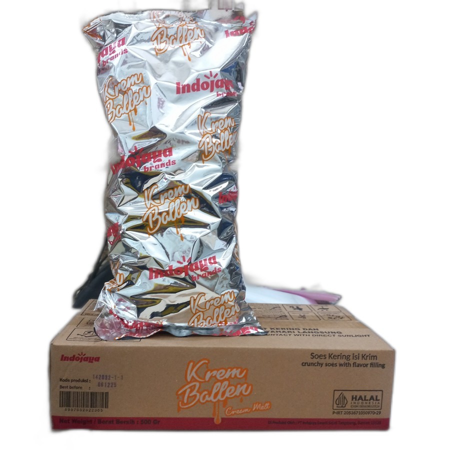 

indojaya soes cream mini berat 500grm