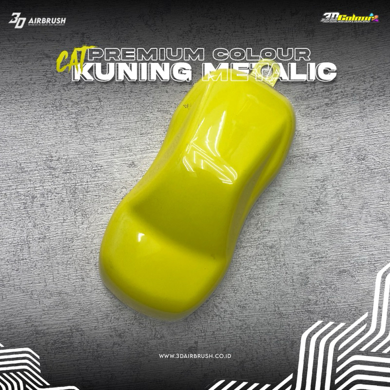 (BISA DIJADIKAN PILOX) CAT KUNING METALIC / CAT KUNING XYRALIC