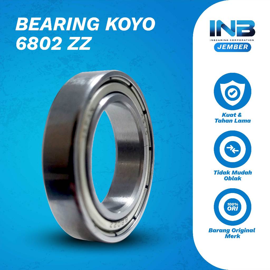 Laker Bearing 6802 ZZ KOYO Bearing Laker Conrod Arm Vixion Unitrack Vixion Old Original KOYO INB JEM