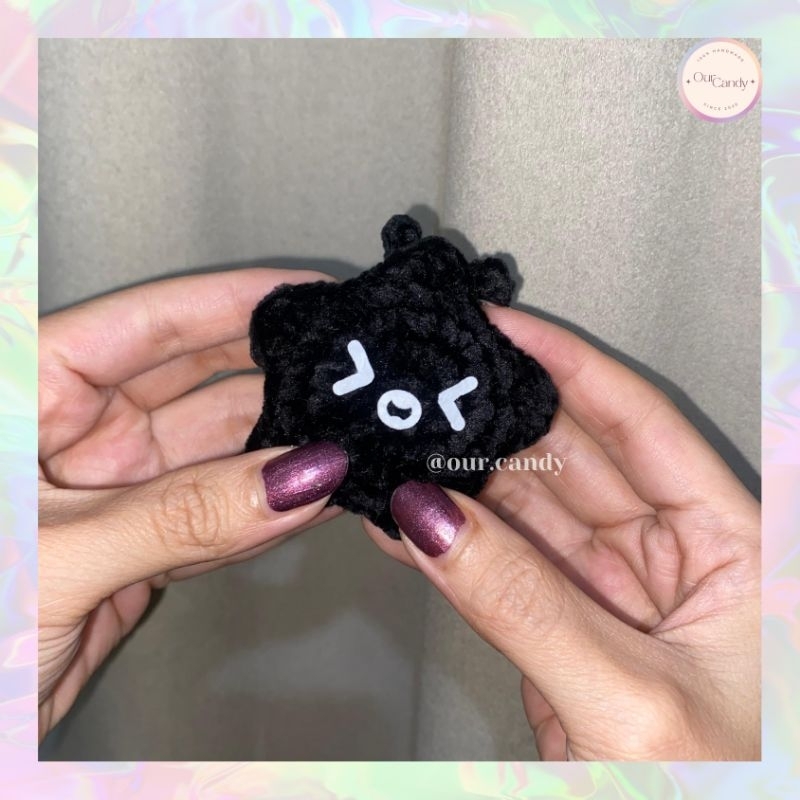[OUR CANDY] Gantungan NCT127 Unity Black Version / Black Starfish Doll Keyring / The Momentum NCT127