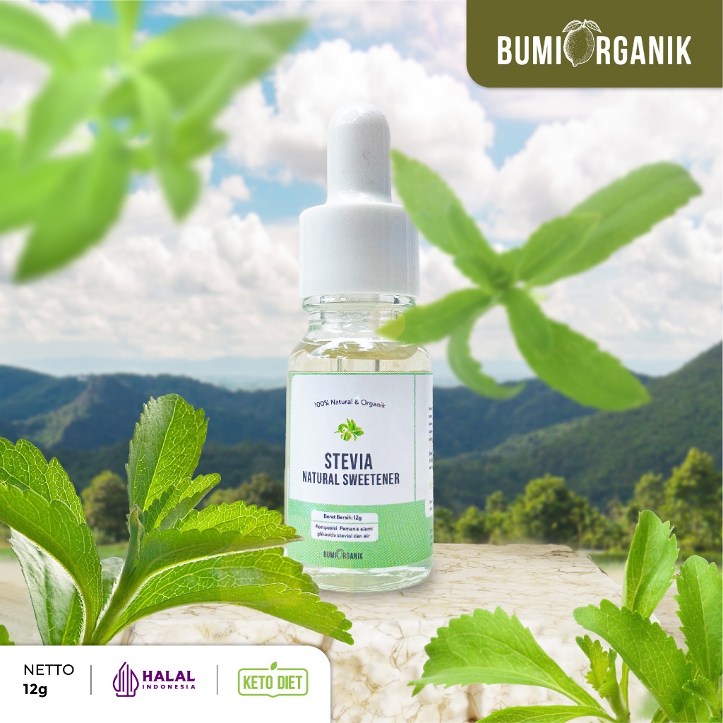 

STEVIA PEMANIS ALAMI BUMI ORGANIK/ PENGGANTI GULA 0 KALORI GULA DIABETES & DIET / STEVIA CAIR / STEVIA TETES ORIGINAL / GULA STEVIA ASLI TANPA CAMPURAN 100% ORIGINAL / STEVIA NATURAL SWEETNER / VITMAKER / BEERU /SWEET STORY / STEVIA TROPICANA SLIM