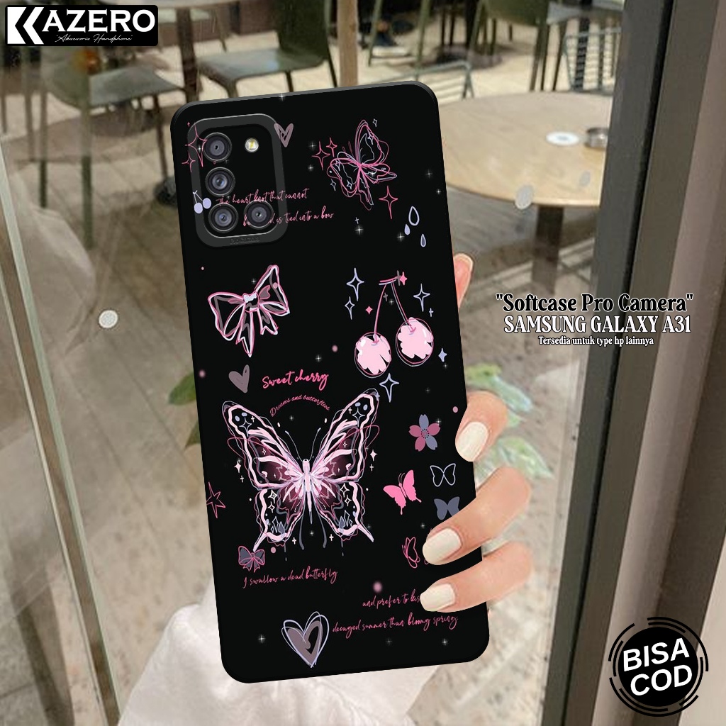 Silikon Samsung Galaxy A31 Fashion Case Aesthetic Case Hp Samsung Galaxy A31 Silikon Pro Camera Kesi