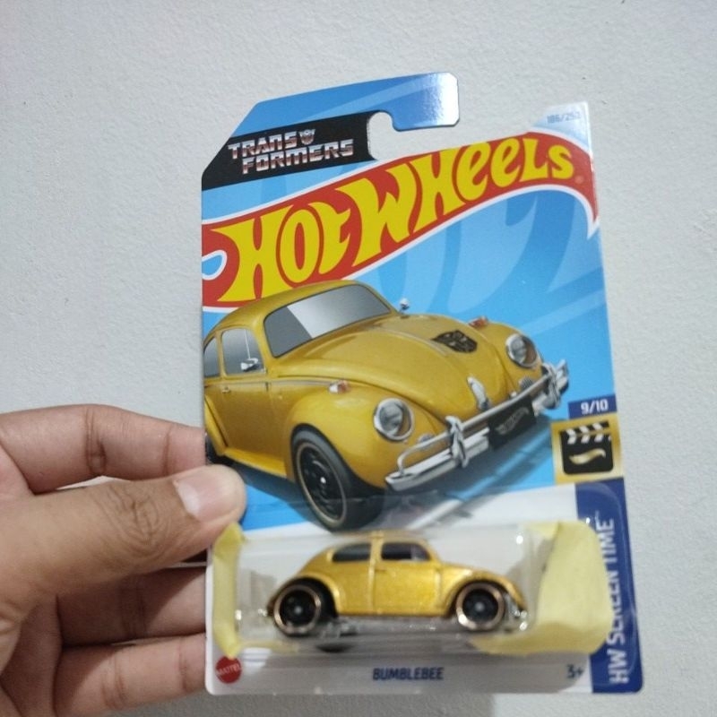 Hotwheels Transformers Bumblebee Gold Lot Q