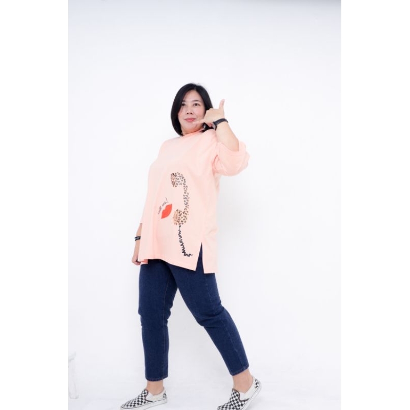 kaos jumbo model tunik jumbo