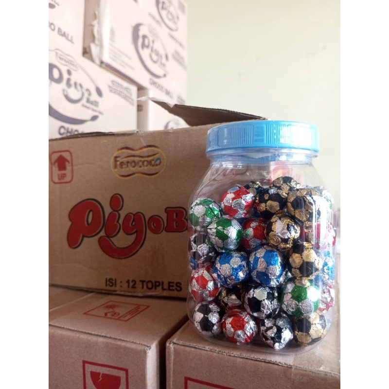 

Choco ball toples merek piyo/bola-bola coklat/coklat