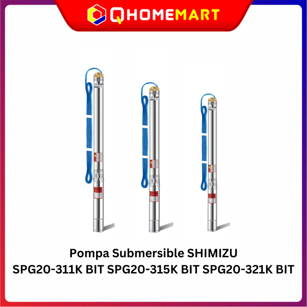 Pompa Submersible Kapsul Air Dalam SHIMIZU SPG20 311K BIT SPG20 315K BIT SPG20 321K BIT