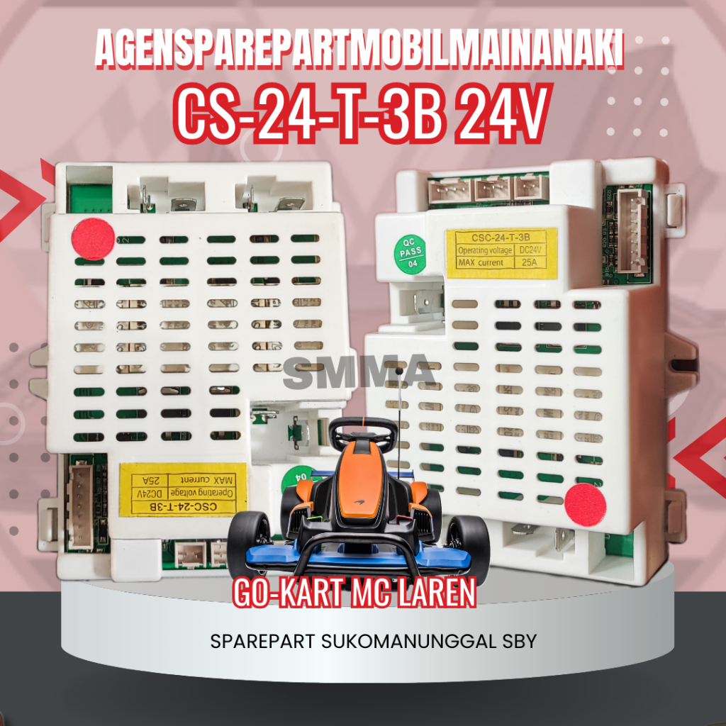 ⚡Ready⚡Receiver Modul CS-24-T-3B 24V Tipe Mobil GO-KART MC LAREN Mobil Mainan Aki Anak
