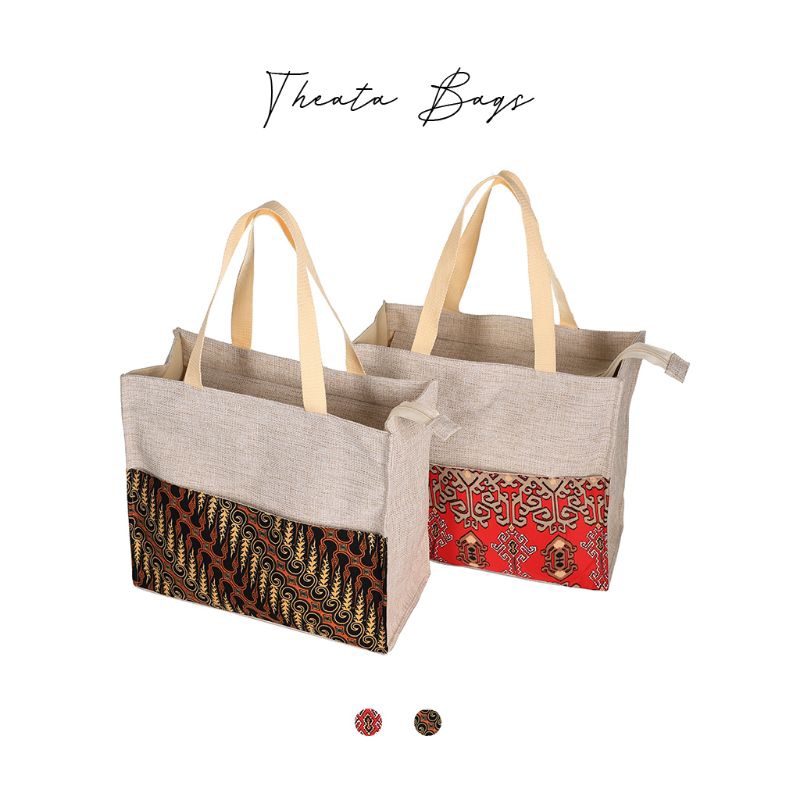 THEATA - Tas goni batik tas totebag wanita brand lokal