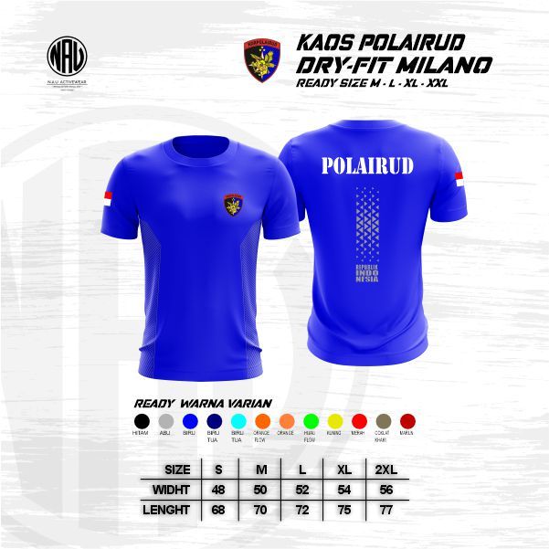 Kaos Polairud  - Kaos Jersey Polairud  - Kaos DryFit Polairud