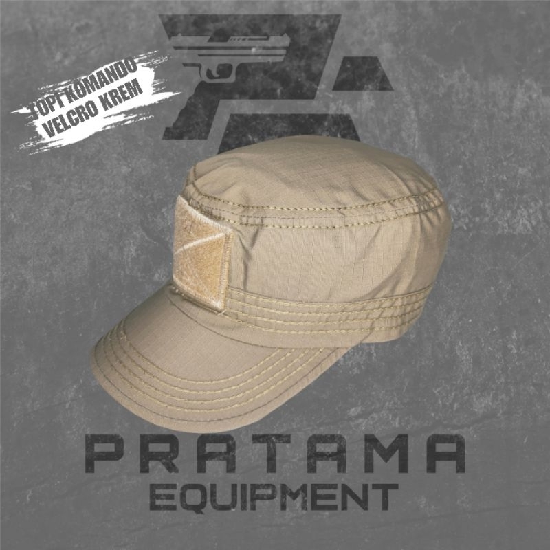 TOPI TACTICAL / TOPI KOMANDO / TOPI TACTICAL VELCRO KOMANDO CREAM