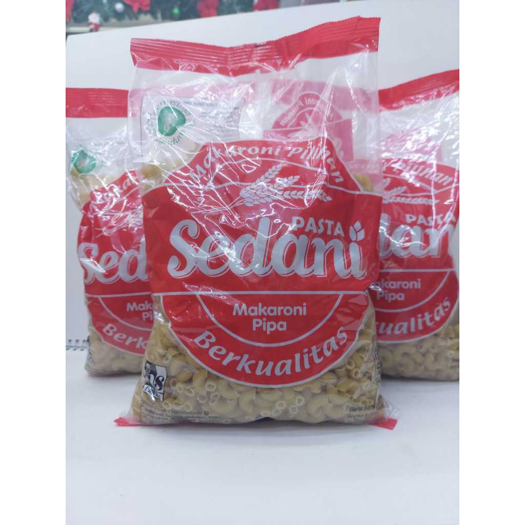 

Sedani Makaroni Pipa repack 1 kg Macaroni pasta rebus Elbow