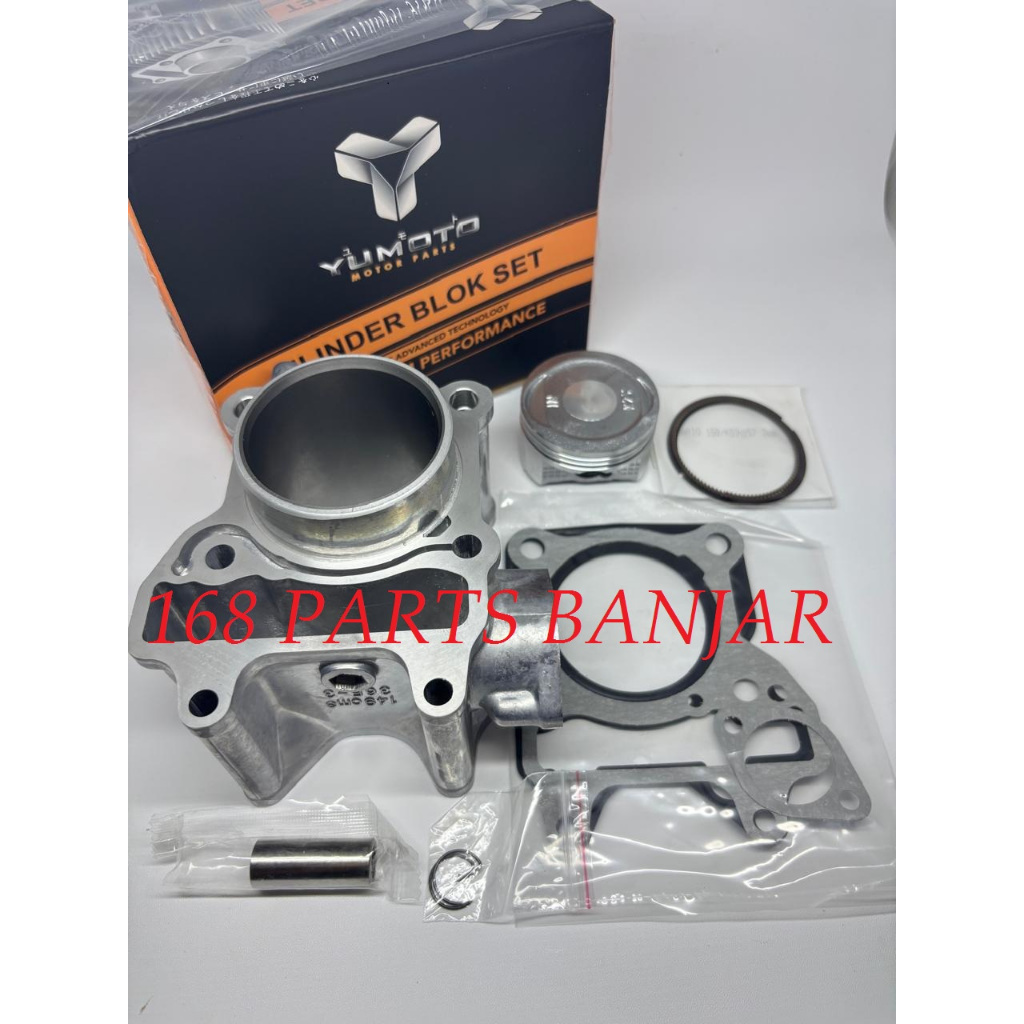 Ymt Yumoto Kas Cylinder Silinder Kit Blok Set Poring Honda Vario 150 / K 59 (57.3mm)